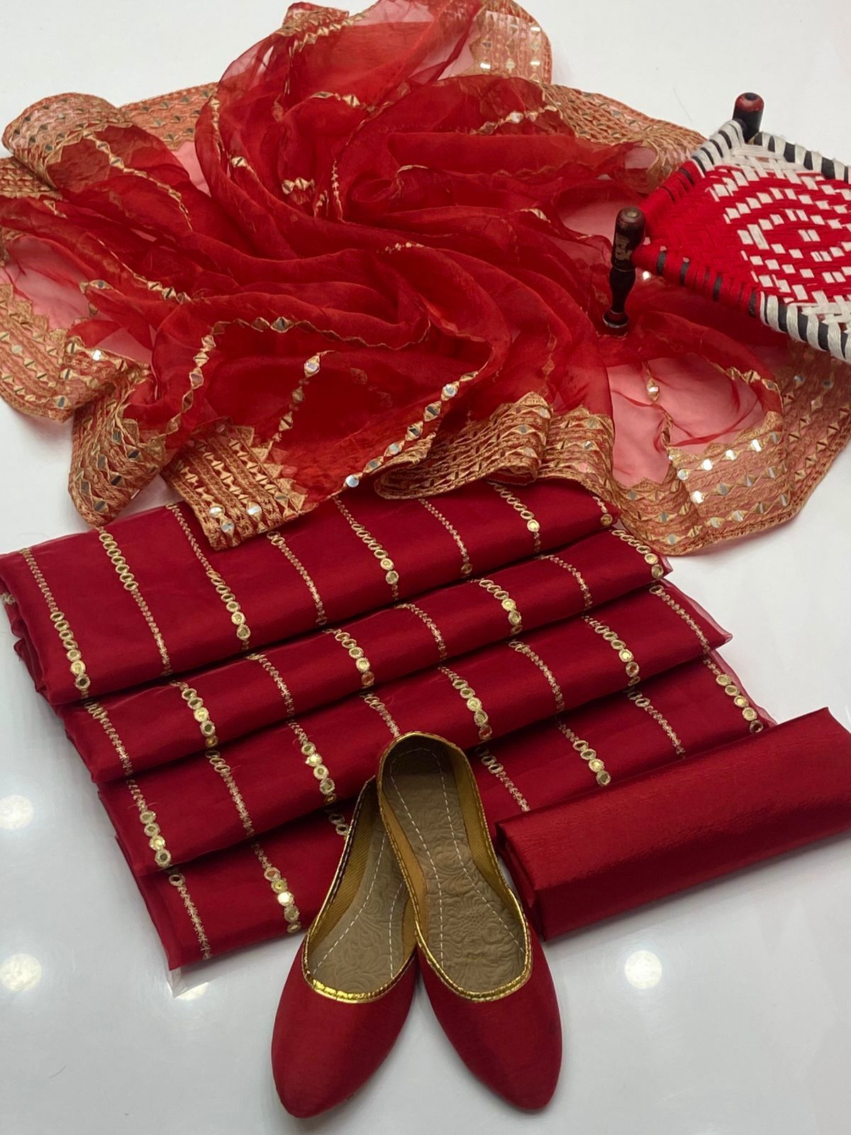 Organza 4PC Sequence Embroidered Dress – Restock Collection