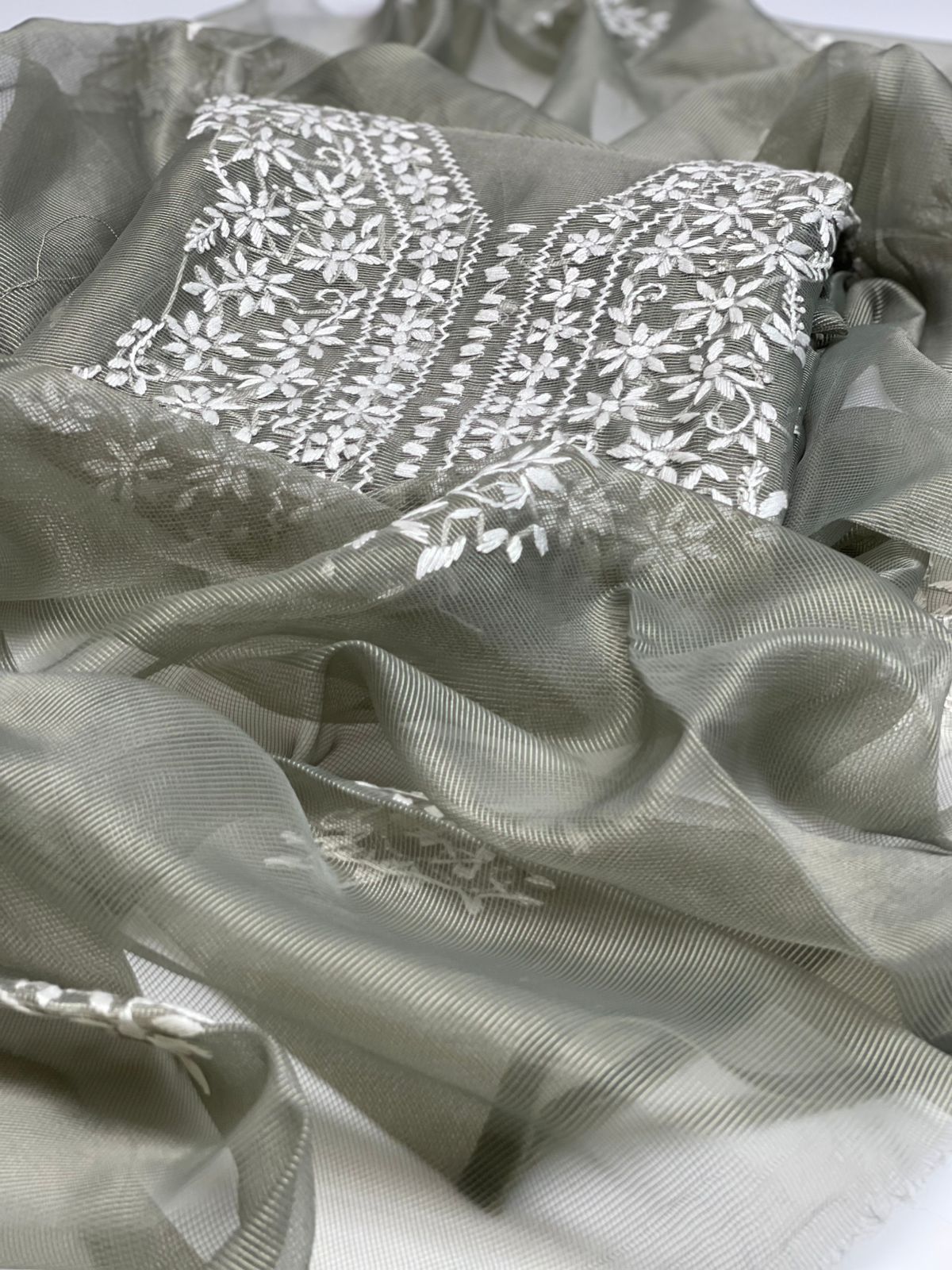 Pure Cotton Khadi 2PC Dress – Handmade Paka Warok Collection