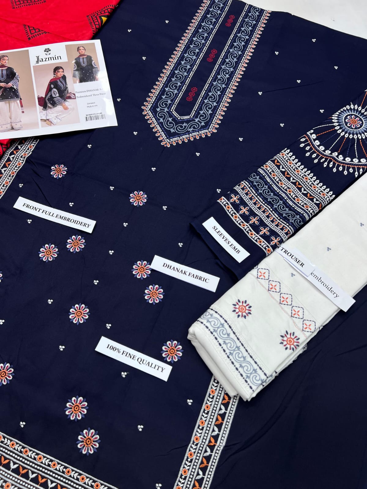 Jazmin 4604 – Premium Dhanak with Digital Wool Shawl