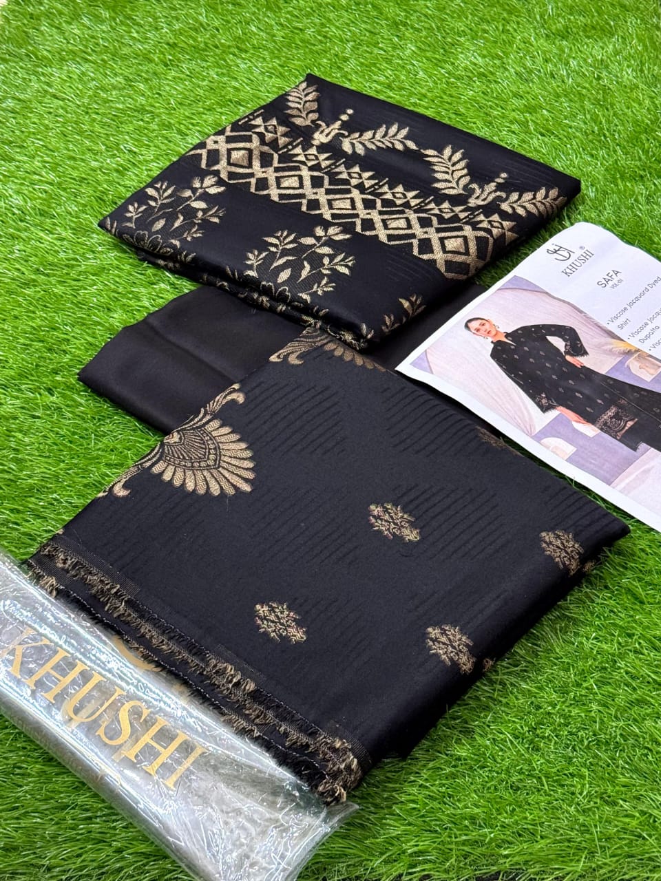 KHUSHI Safa Vol 1 – 2025 (Viscose Linen Jacquard Collection)