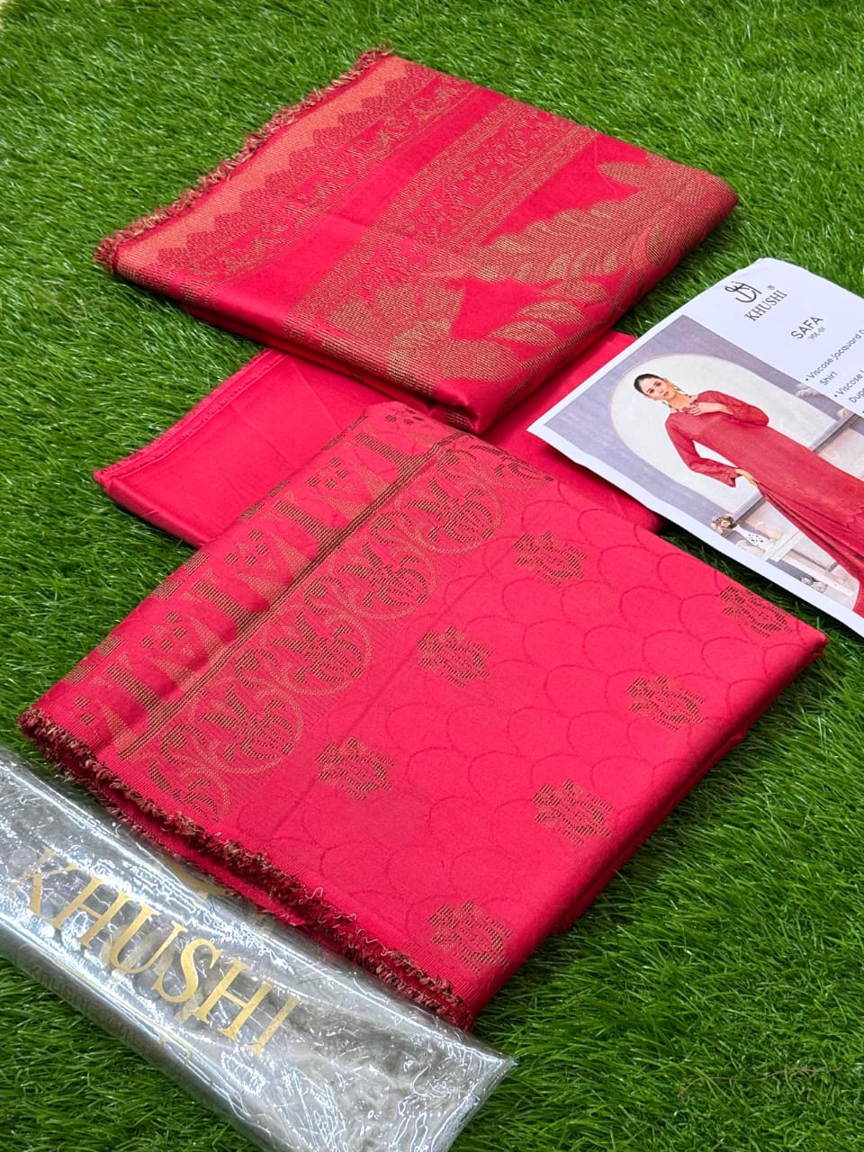 KHUSHI Safa Vol 1 – 2025 (Viscose Linen Jacquard Collection)